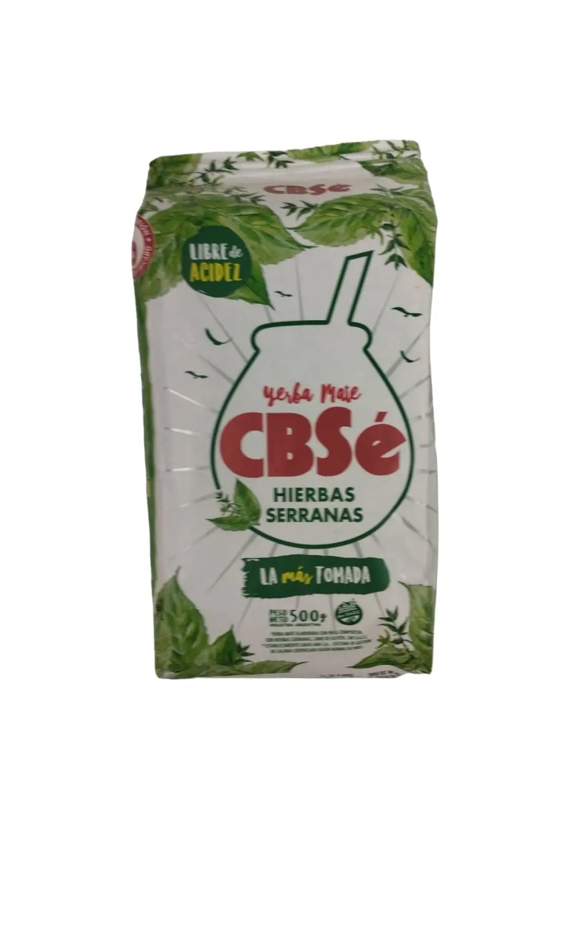Cbsé - yerba mate - serranas herbs - yerba mate - 500 g