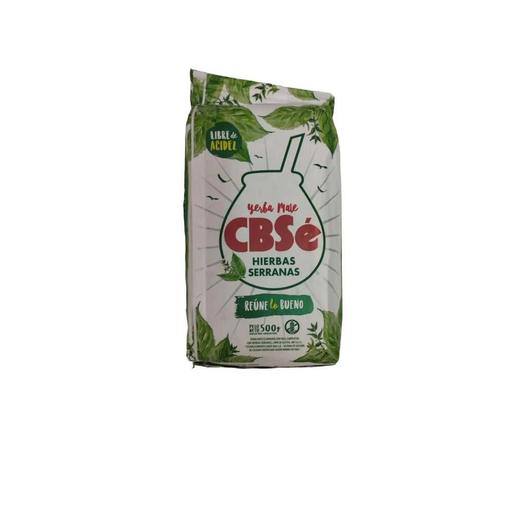 Cbsé - yerba mate - serranas herbs - yerba mate - 500 g