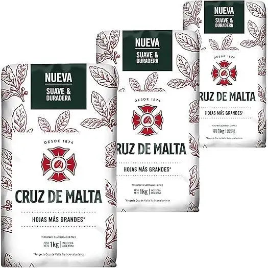 Cruz de malta paquete de yerba mate 3 kg