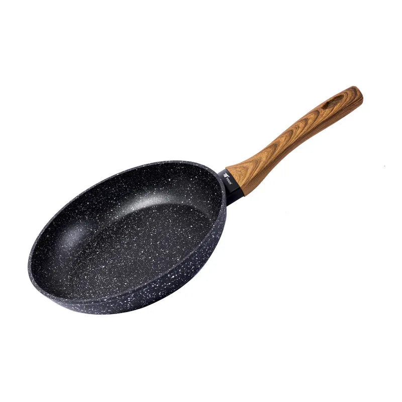 Juego de sartenes de piedra Thulos de 3 piezas, de Ø20-Ø24-Ø28 cm con revestimiento antiadherente para todo tipo de cocinas, con un diseño moderno y una superficie fácil de limpiar para una experiencia culinaria más saludable.