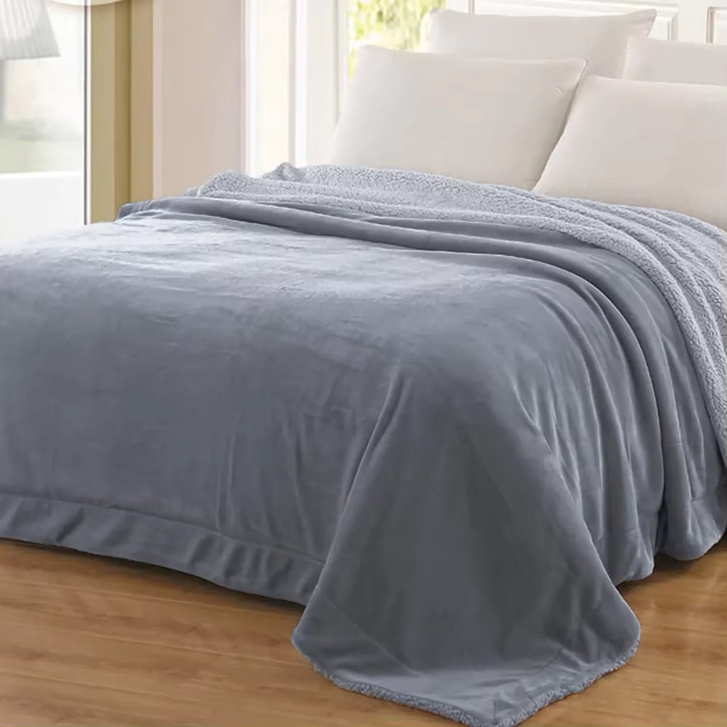 Manta de terciopelo, 100% poliéster, estilo moderno, disponible en 6 colores y 3 tamaños. Ideal para sofás, de forro polar o franela. Perfecta para invierno, cálida y de textura gruesa.