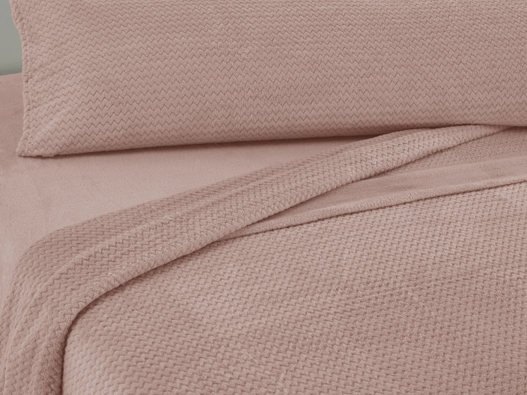 Juego de sábanas Coralina - Colección Invierno - Disponible en azul, beige y gris, y en tamaños para camas de 90 cm, 105 cm, 135 cm, 150 cm y 180 cm - Colección Donegal