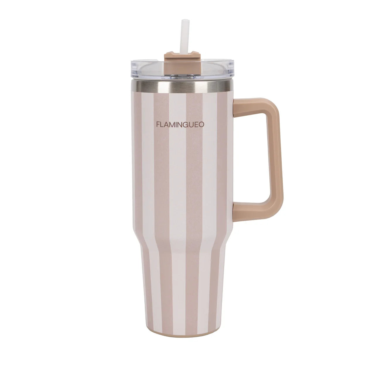 Vaso térmico Flamingueo - vaso térmico de acero inoxidable para café, para llevar bebidas calientes y frías durante 24 horas y bebidas frías durante 10 horas, botella térmica de 1,18 litros.