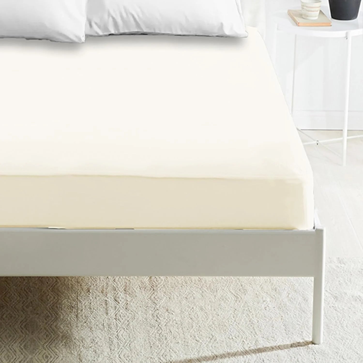 Sábanas bajeras ajustables para camas de 90/105/135/160/180 cm, sábanas bajeras para colchones de hasta 30 cm de altura, bolsillo profundo - microfibra de poliéster, tacto suave y confortable.