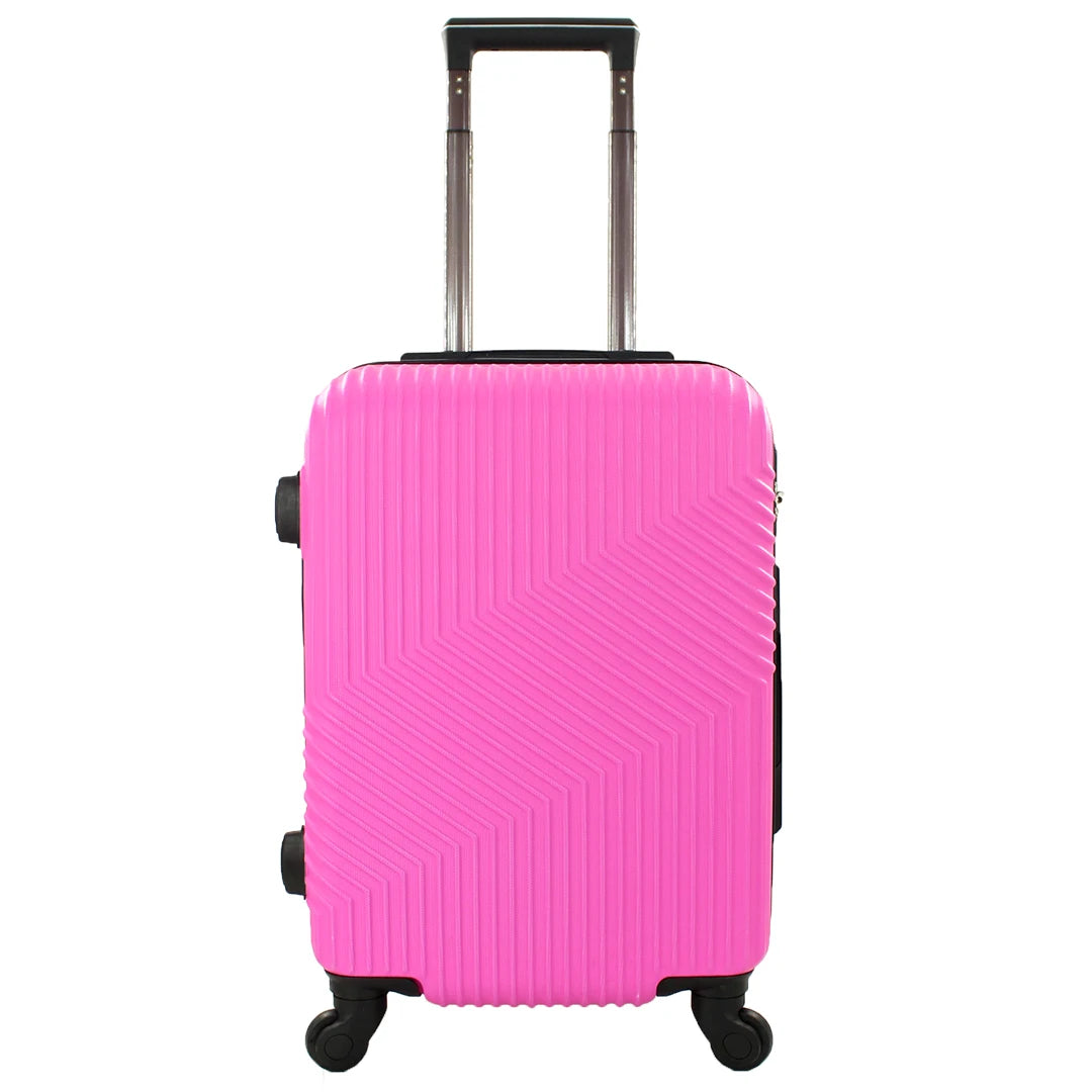 Maleta de cabina EASYTOUR de 55x35x20 cm, fabricada en ABS con 4 ruedas giratorias de 360°, perfecta para viajar.