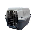 RIBECAN - Transportín pequeño (50x33x33 cm) para perros y gatos pequeños/mini, homologado por IATA, peso aproximado 1,80 kg, caja de transporte ideal.