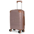 Maleta de cabina de 54x36x20 cm, de polipropileno, con ruedas giratorias de 360°, resistente y ligera. Ideal para viajar.