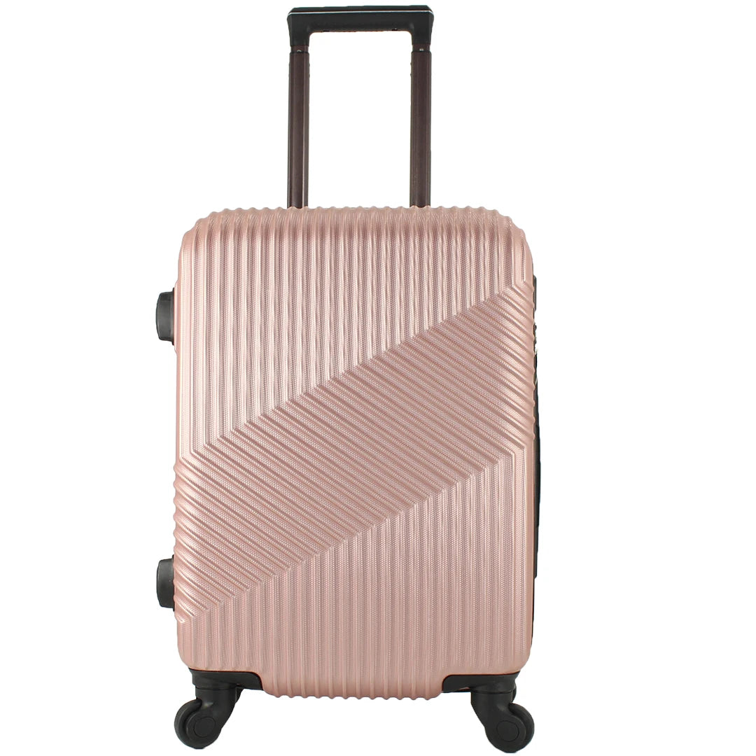 Maleta de cabina EASYTOUR de 55x35x20 cm, fabricada en ABS con 4 ruedas giratorias de 360°, perfecta para viajar.