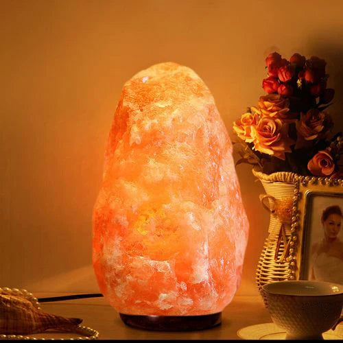 Lámparas de sal natural del Himalaya Plushome con enchufe europeo, también disponibles en versiones USB multicolor.