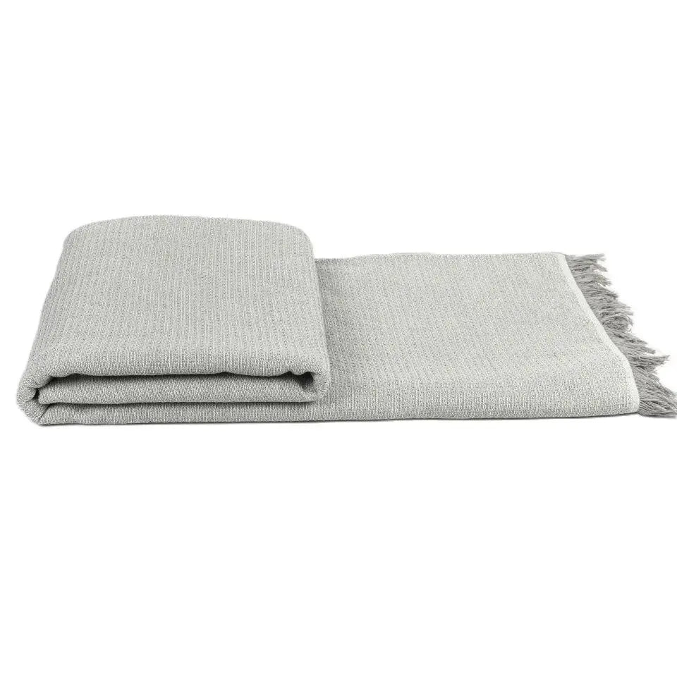 Funda multiusos para sofá Almeritex 2000, manta acogedora de algodón y poliéster con diseño de nido nórdico, transpirable y ligera, perfecta para el verano.
