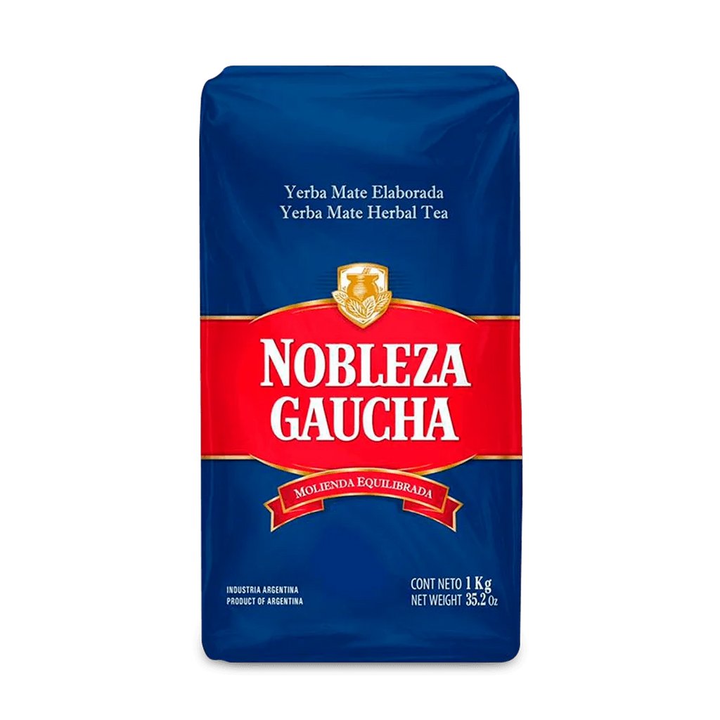 Nobleza gaucha azul 1 kg - yerba mate de alta calidad para infusión suave y aromática - qumir