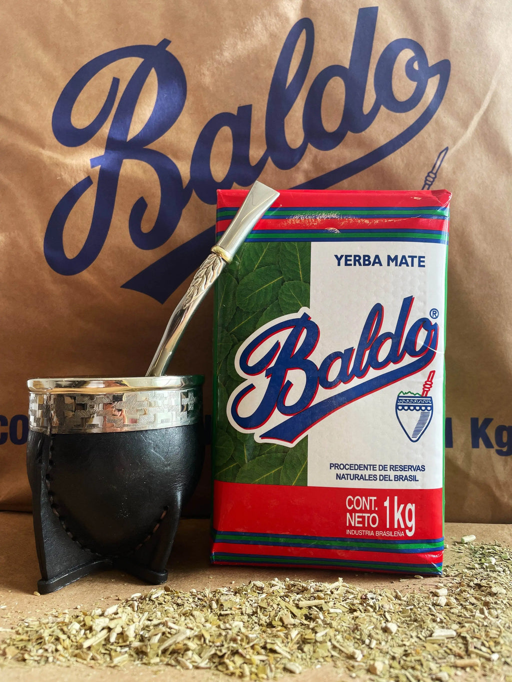 Baldo 1 kg yerba mate - premium, sabor natural e intenso