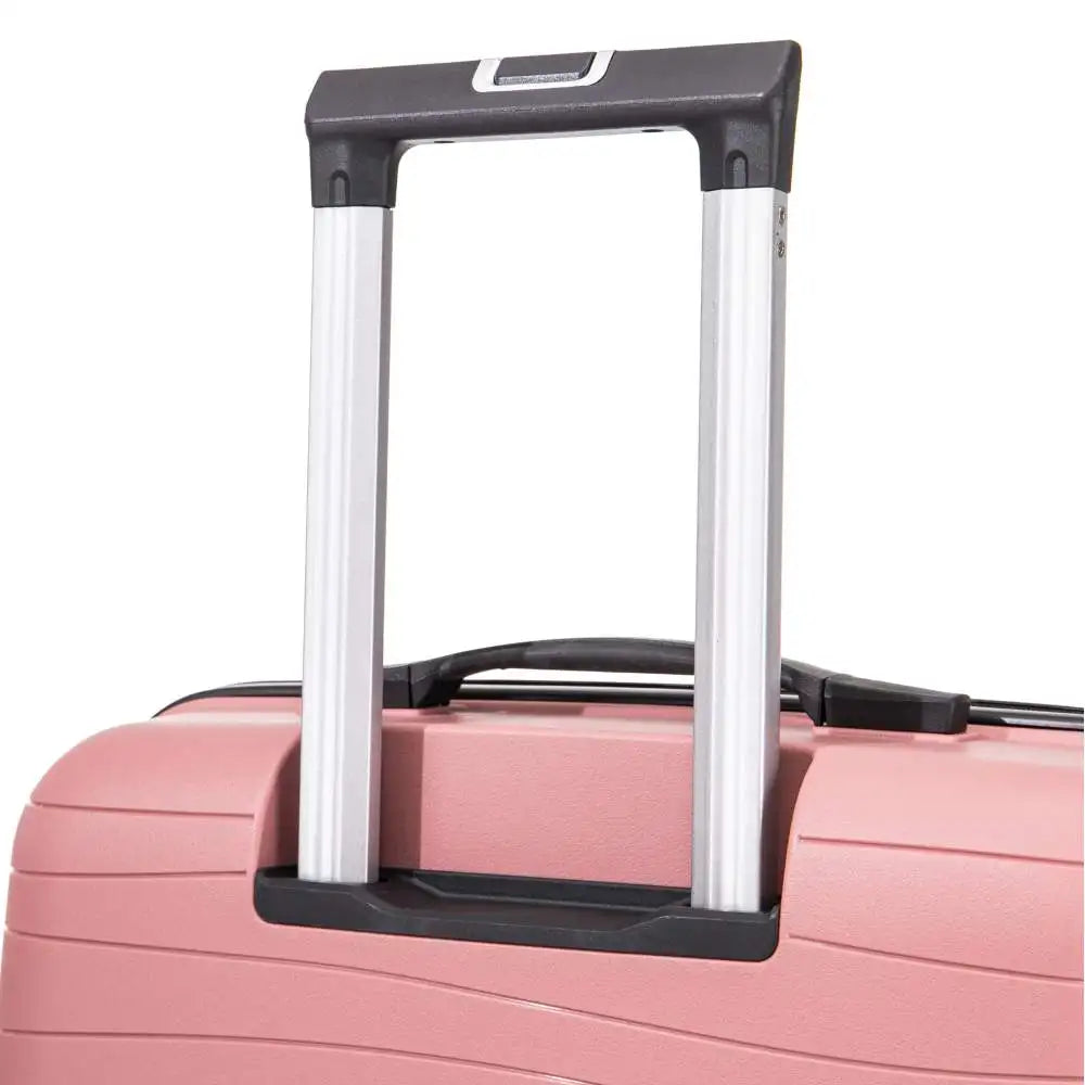 Maleta mediana OM Home 062, equipaje duradero de polipropileno (66*45*25 cm) con ruedas silenciosas de 360º, cerradura antirrobo y asa ajustable, ideal para viajar y para mayor comodidad al empacar.