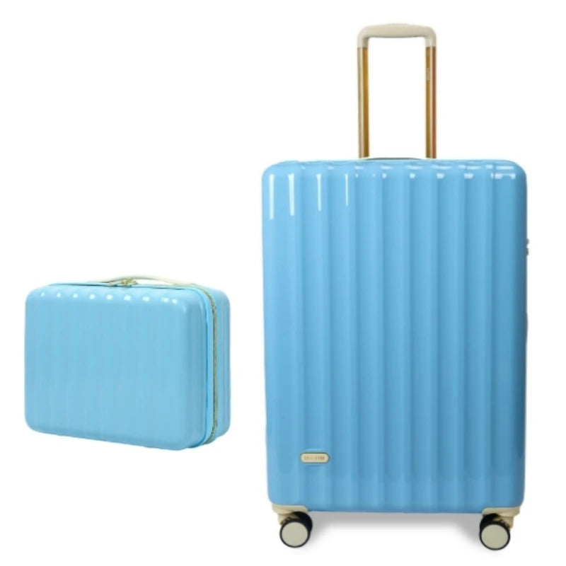 Juego de maletas S7 STAR de 3 piezas, maletas rígidas de policarbonato duraderas con 4 ruedas giratorias silenciosas, tamaño cabina 20in + 24in + 28in, diseño moderno para viajes, certificado CE.