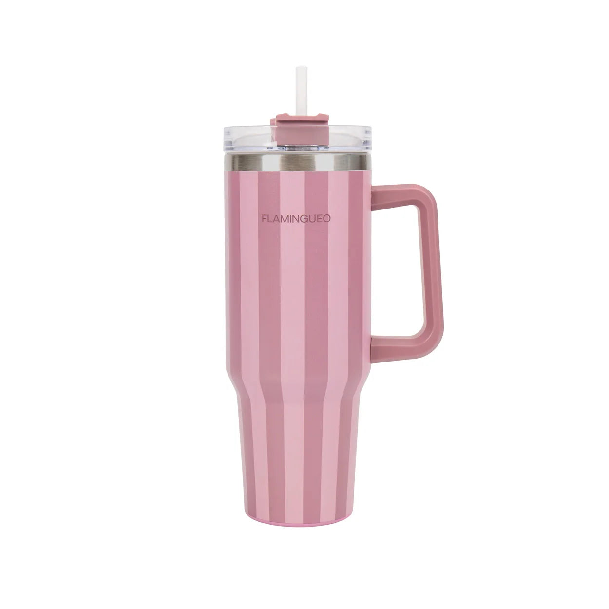 Vaso térmico Flamingueo - vaso térmico de acero inoxidable para café, para llevar bebidas calientes y frías durante 24 horas y bebidas frías durante 10 horas, botella térmica de 1,18 litros.