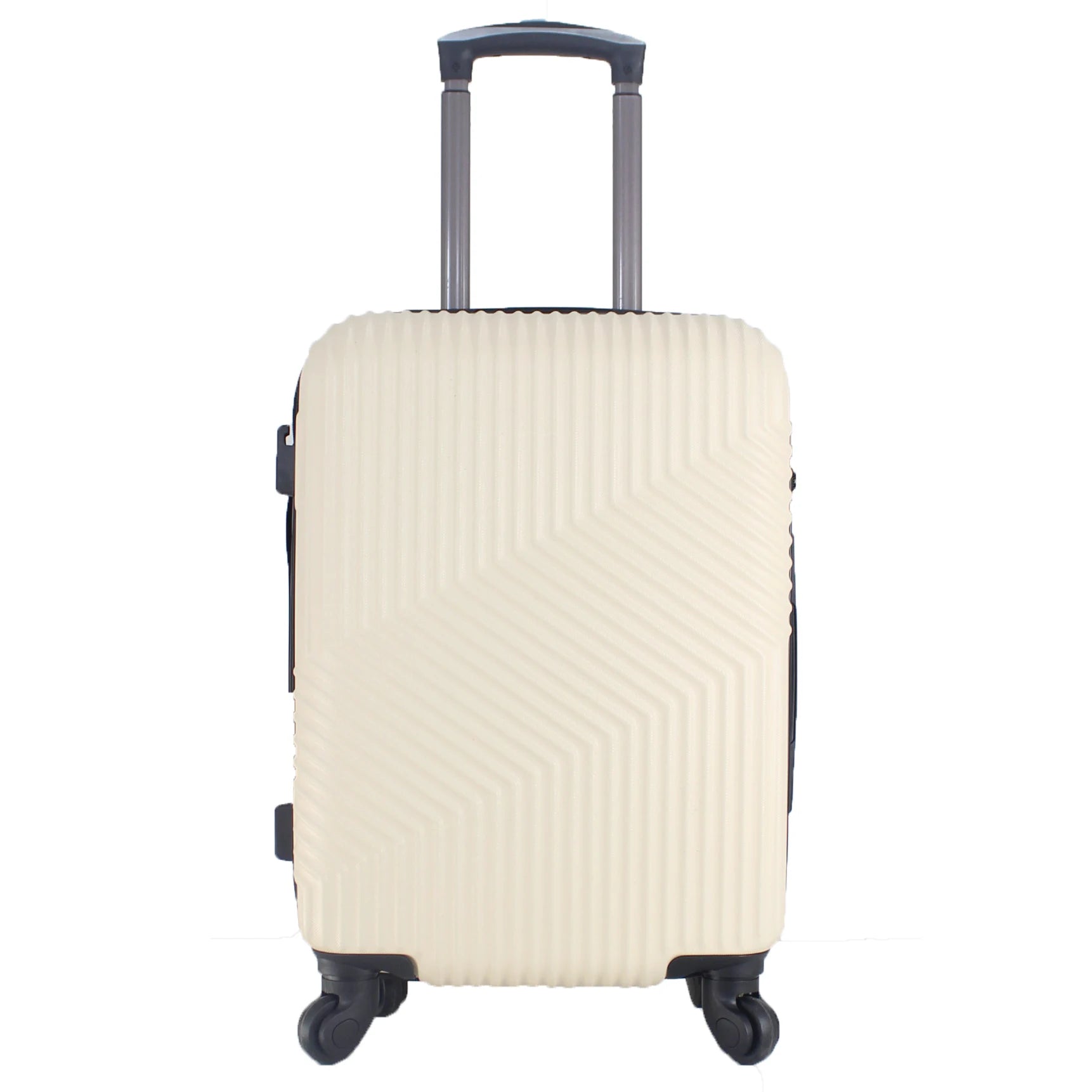Maleta de cabina EASYTOUR de 55x35x20 cm, fabricada en ABS con 4 ruedas giratorias de 360°, perfecta para viajar.