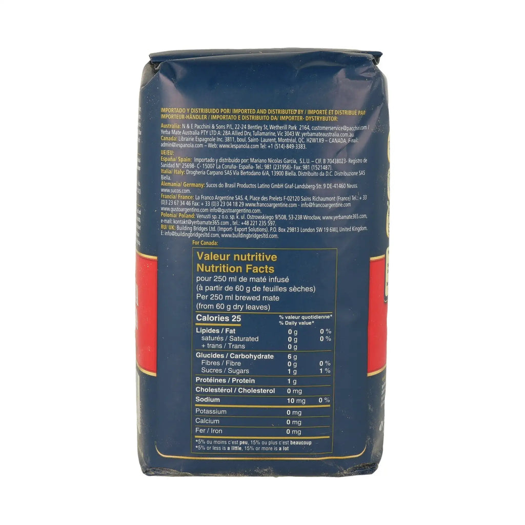 Nobleza gaucha azul 500 g - high quality yerba mate for mate and tereré - qumir