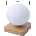 Lámpara lunar creativa 3D de levitación magnética LED, luz nocturna giratoria con forma de luna flotante, decoración para el hogar, regalo de moda para las fiestas, bricolaje.
