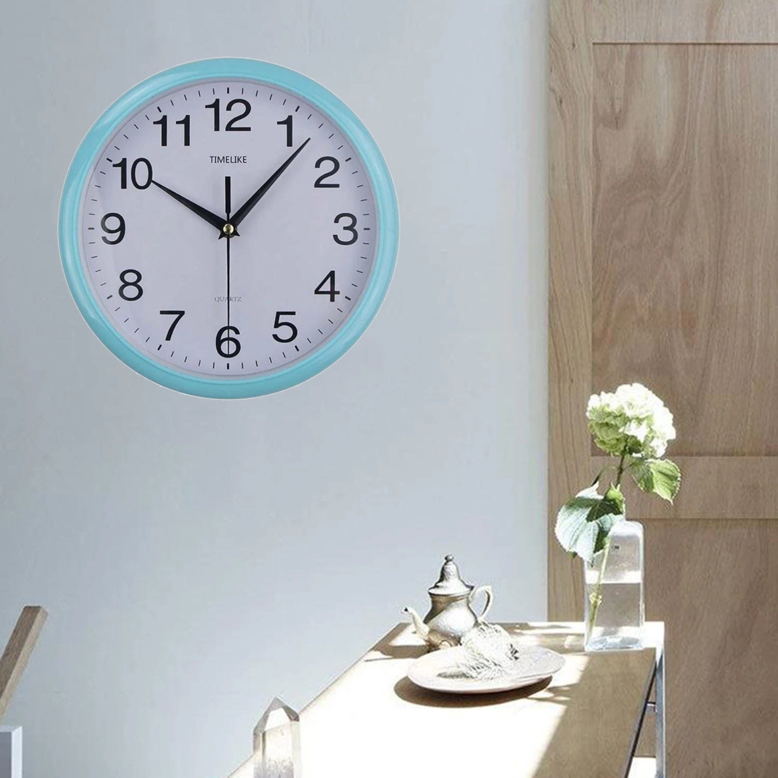 Reloj de pared moderno, diseño nórdico clásico, silencioso, sin tictac, ideal para colgar en el dormitorio, sala de estar o estudio. Decoración del hogar.