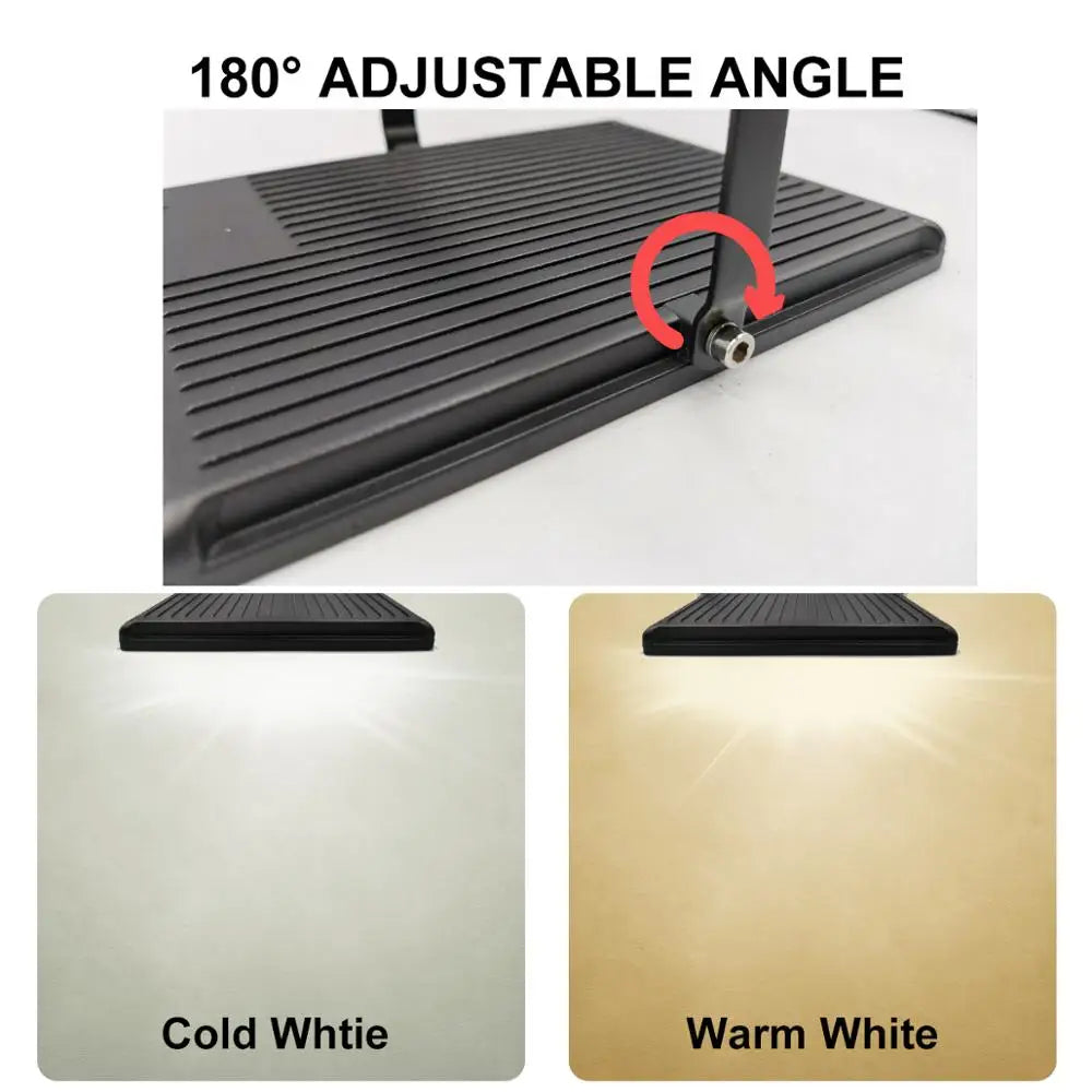Foco LED de 10W, 20W, 30W, 50W, 100W, 150W, alto brillo, IP66, resistente al agua, mini foco para exteriores, pared, puerta, garaje, jardín.