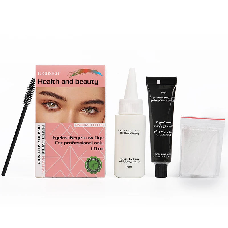Kit de lifting de pestañas ICONSIGN versión mejorada y kit de tinte para pestañas y cejas, herramientas de maquillaje para ojos, lifting de pestañas y cejas, máscara de pestañas, herramientas de maquillaje para ojos, Dropshipping