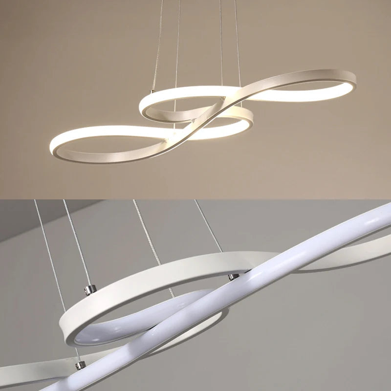 Lámparas colgantes modernas para isla de cocina, mesa de bar, decoración de comedor, luces colgantes con atenuación remota, lámpara colgante LED de cable para cocina