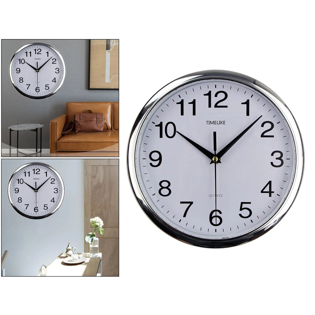 Reloj de pared moderno, diseño nórdico clásico, silencioso, sin tictac, ideal para colgar en el dormitorio, sala de estar o estudio. Decoración del hogar.