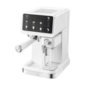 Cafetera doméstica pequeña semiautomática, máquina de café espresso italiana con espumador de vapor a alta presión.