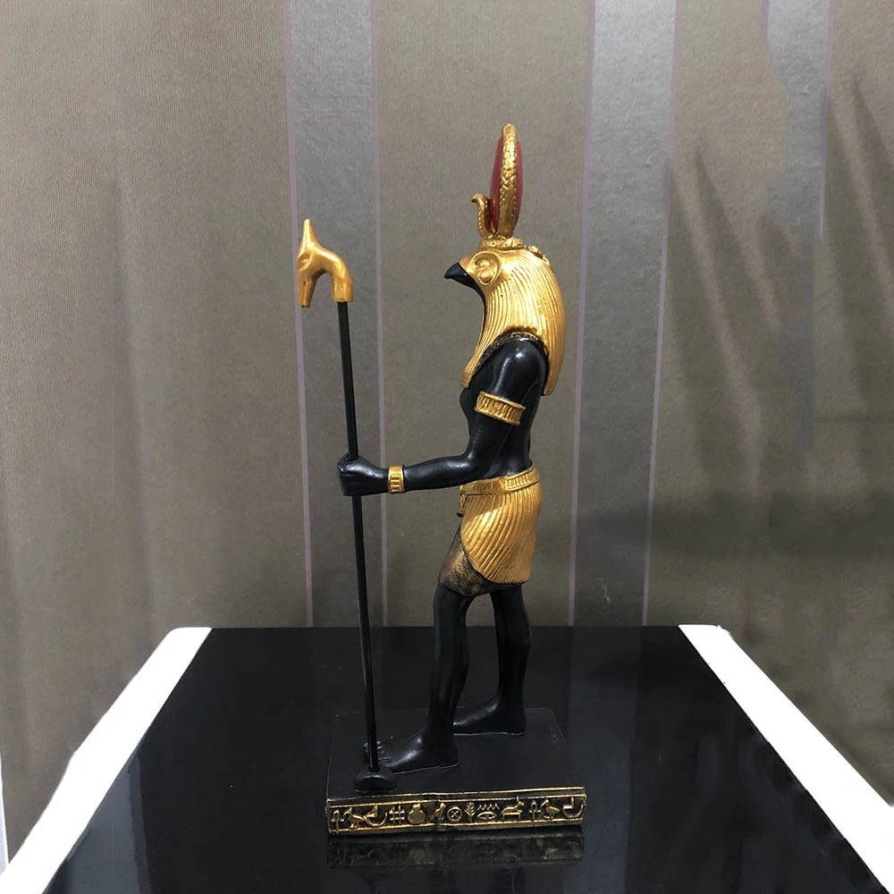 Ojo del dios águila acumótica de aproximadamente 26 cm, santo patrón del faraón, dioses del antiguo Egipto, cultura egipcia, artículos de escritorio para el hogar.