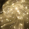 Guirnalda de luces LED de 2 m con 20 LED, 20 microluces estrelladas, funciona con pilas de botón CR2032, de cobre, ideal para decoraciones navideñas y de bodas.
