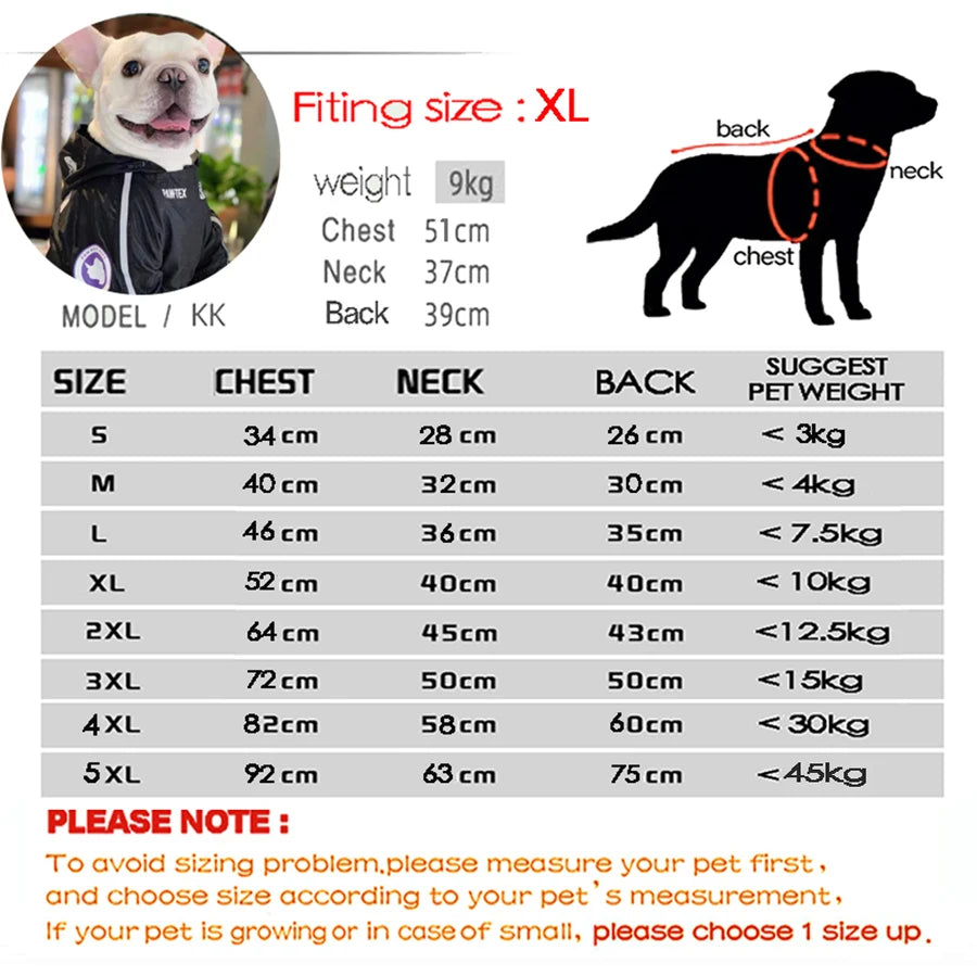 Abrigo impermeable para perros, chubasquero reflectante para perros, ropa de exterior para perros, chaqueta con capucha para perros pequeños, medianos y grandes. Suministros para mascotas.