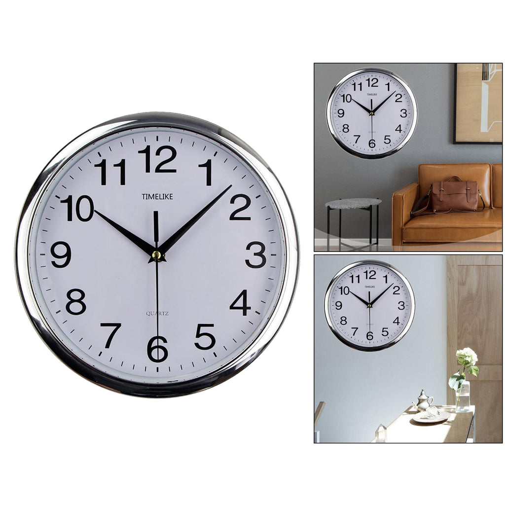 Reloj de pared moderno, diseño nórdico clásico, silencioso, sin tictac, ideal para colgar en el dormitorio, sala de estar o estudio. Decoración del hogar.
