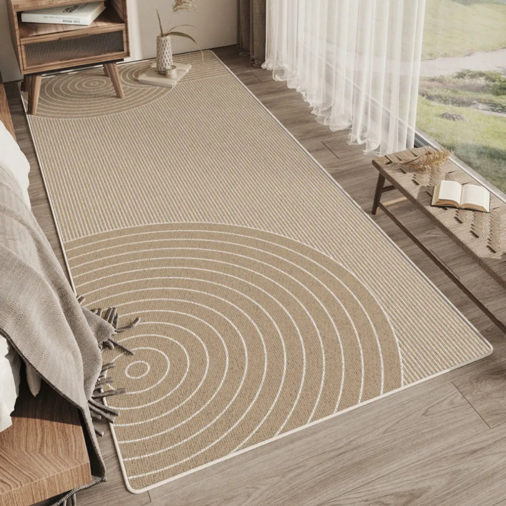 Alfombra sencilla VIKAMA para dormitorio, sala de estar, balcón o balcón, antideslizante. Decoración para el hogar.