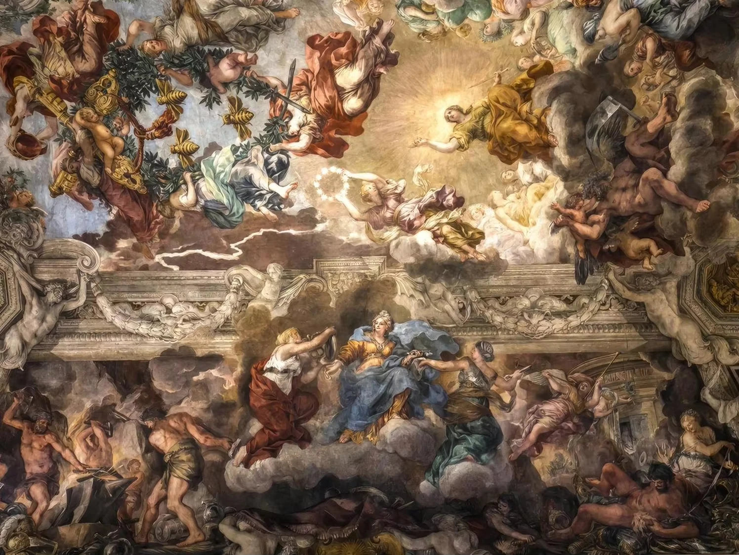 1 unidad, Póster de arte cristiano retro renacentista clásico de mitología griega, obras famosas, lienzo, pintura, decoración de pared para museo e iglesia