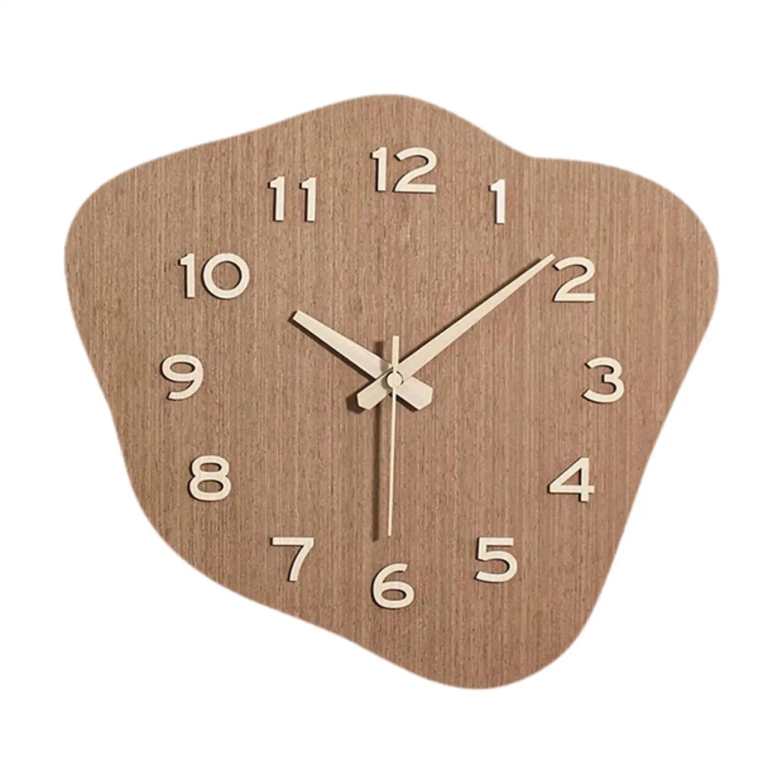 Reloj de pared de diseño minimalista, decoración creativa para el hogar, reloj silencioso e irregular para el hogar, cafetería, casa de campo, cocina, dormitorio y sala de estar.