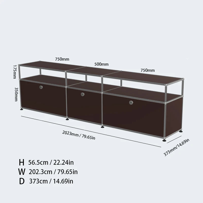 Mueble para TV, armarios de almacenamiento, mueble esquinero, vitrina metálica, módulo para sala de estar, muebles modulares de bricolaje