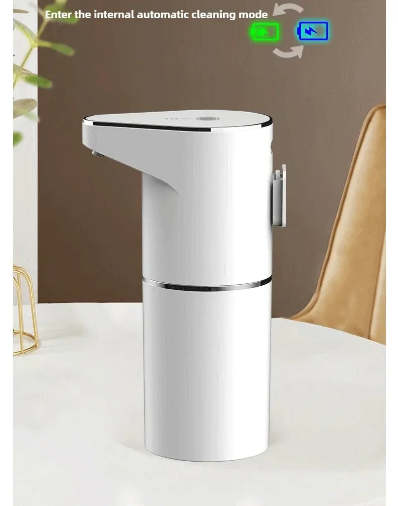 Nuevo dispensador automático de jabón en espuma 2026, máquina inteligente para baño con carga USB, color blanco, fabricado en ABS de alta calidad.