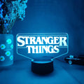Lámpara de mesa acrílica con ilusión 3D de la serie Hot Stranger Night Light, decoración de escritorio, artículos geniales para tener, regalo de Navidad LED