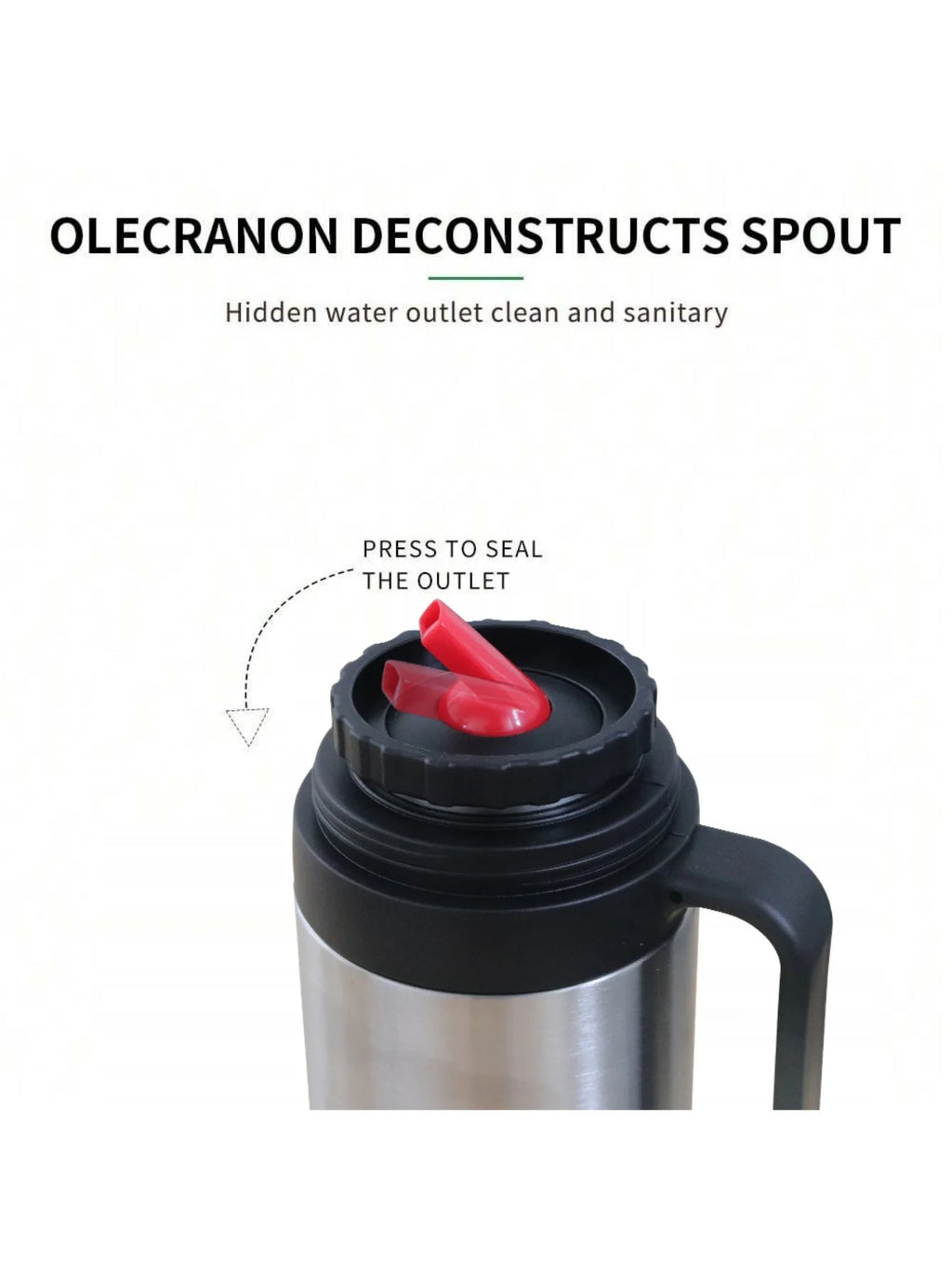 Termo de acero inoxidable para  mate, con aislamiento térmico, botella de agua argentina, gran oferta, Matero para  mate, 1000 ml