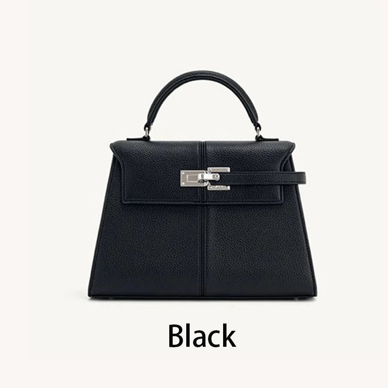 Bolso trapezoidal JW PEI, nuevo estilo, piel auténtica, bolso de mujer, alta gama, versátil, bandolera, a la moda, estilo exclusivo.