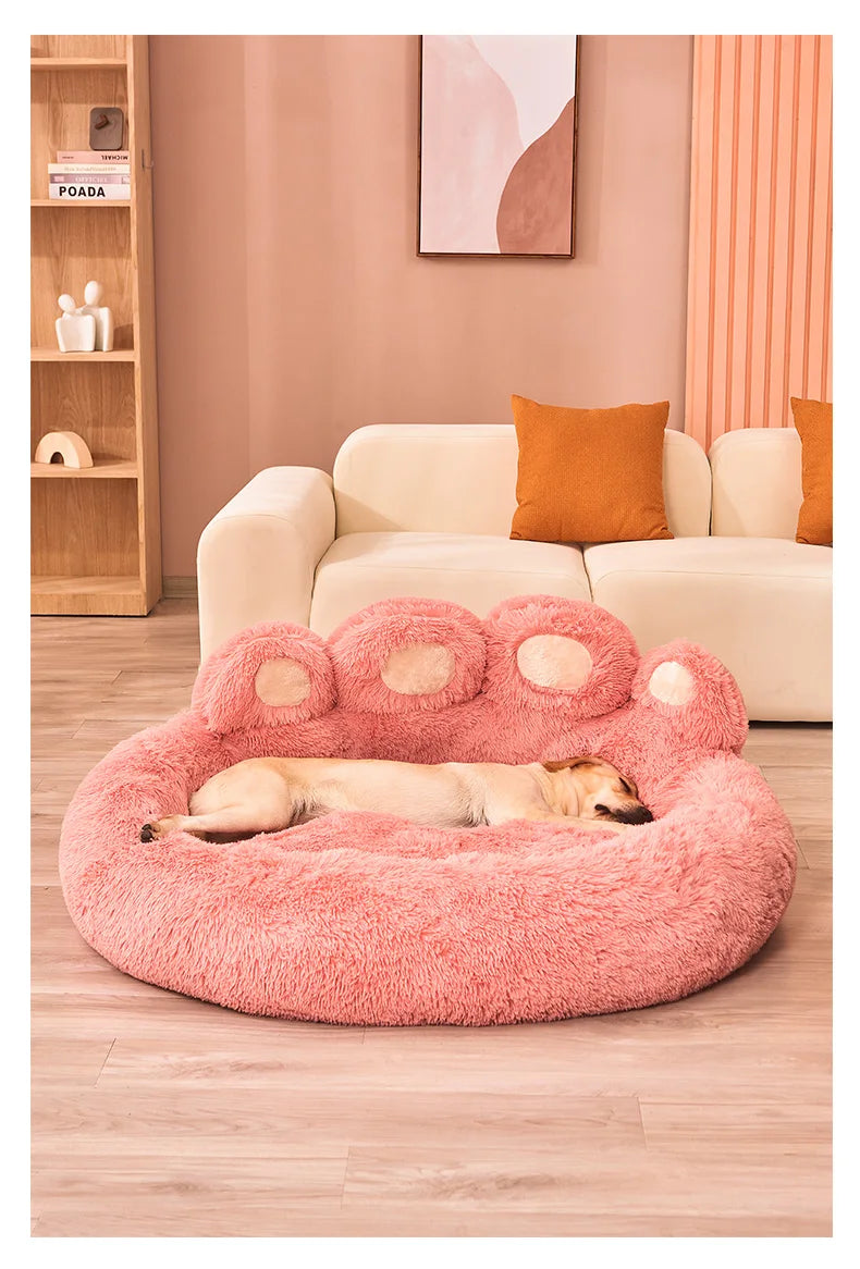 Cama mullida para perros, cálida para invierno, productos para mascotas grandes, sofá pequeño, cestas, caseta para mascotas, colchoneta, suministros para cachorros y gatos, manta para cesta, accesorios