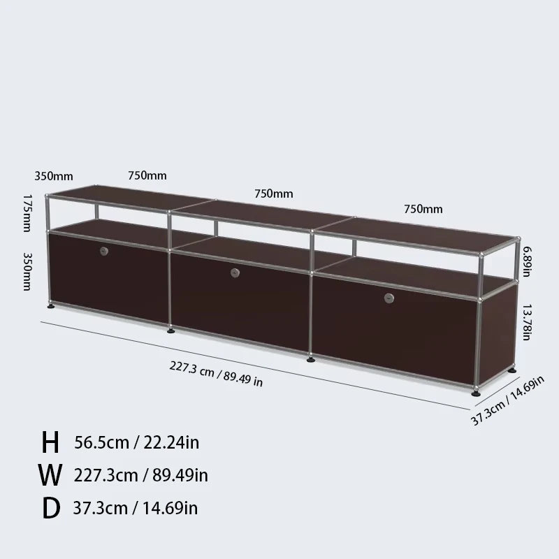 Mueble para TV, armarios de almacenamiento, mueble esquinero, vitrina metálica, módulo para sala de estar, muebles modulares de bricolaje