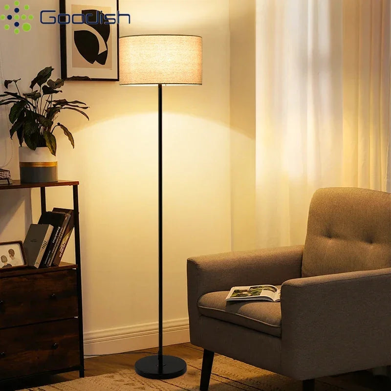 Lámparas de pie LED de estilo retro Wabi-sabi japonés con interruptor de pie para crear un ambiente acogedor. Lámparas de araña para dormitorio y decoración del hogar.