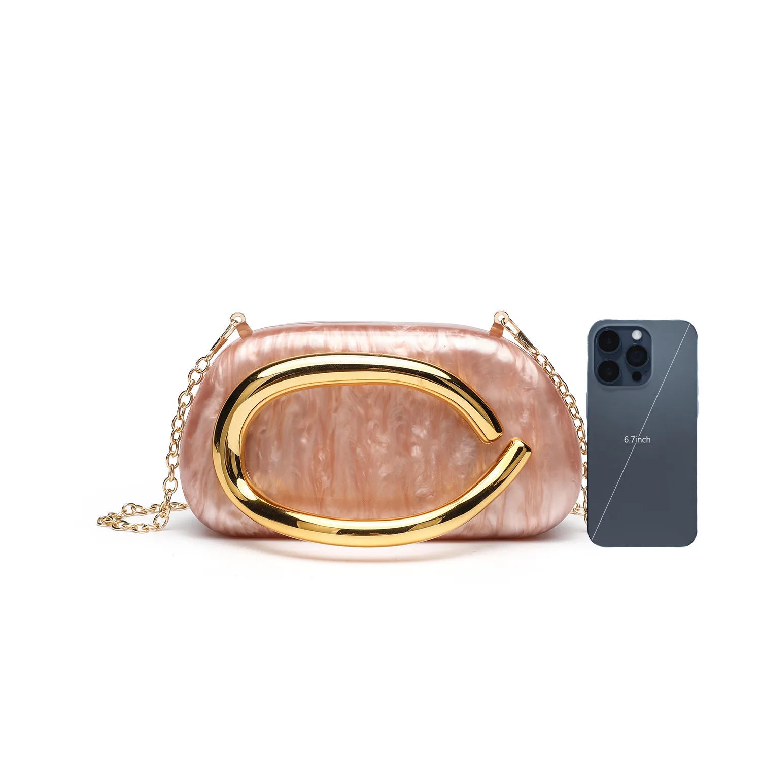 Bolso de noche acrílico de un solo hombro para boda, bolso de moda para mujer, bolso rígido, bolso de mano cruzado de moda