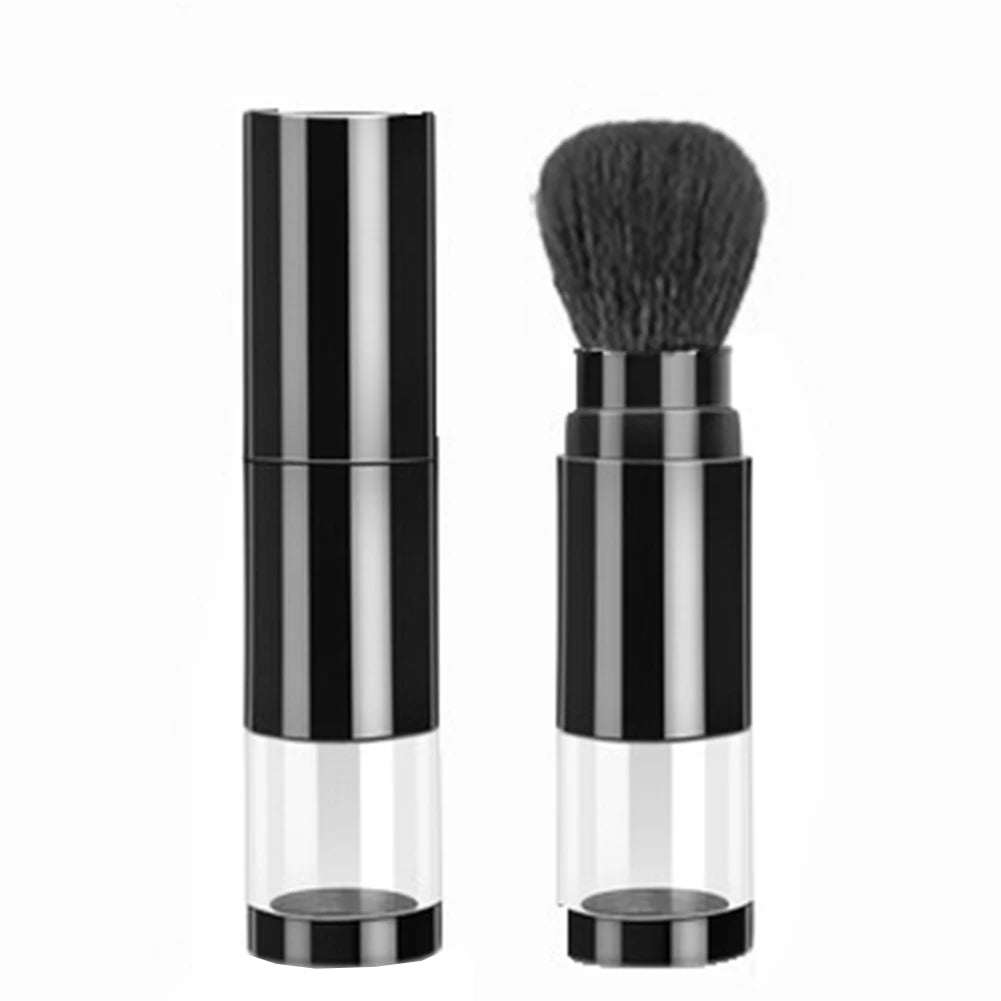 Brochas de maquillaje para rostro, base de maquillaje, polvos, colorete, brocha de maquillaje portátil de viaje, almacenamiento de polvos cosméticos, herramienta de belleza