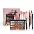 Set de maquillaje para ojos POPFEEL con paleta de sombras de ojos de 40 colores, lápiz de cejas, delineador de ojos, máscara de pestañas y un juego de brochas de maquillaje. Cosméticos para ojos.
