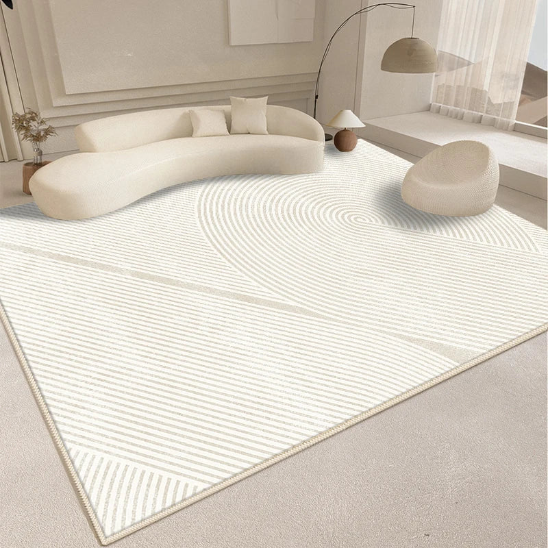 Alfombra de estilo moderno para sala de estar, alfombra mullida y suave para dormitorio, diseño abstracto, alfombra de felpa, alfombra gruesa para el hogar.