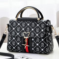 Bolso de hombro nuevo para mujer, bolso tote de lujo de diseñador, bolsos de mano de cuero con monograma estampado, bolso de hombro individual.