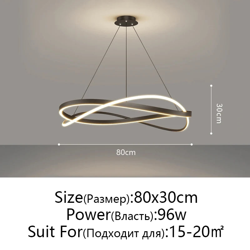 Lámparas colgantes minimalistas de lujo para sala de estar, estilo posmoderno, sencillas, para restaurante, lámparas de techo para dormitorio, decoración del hogar.