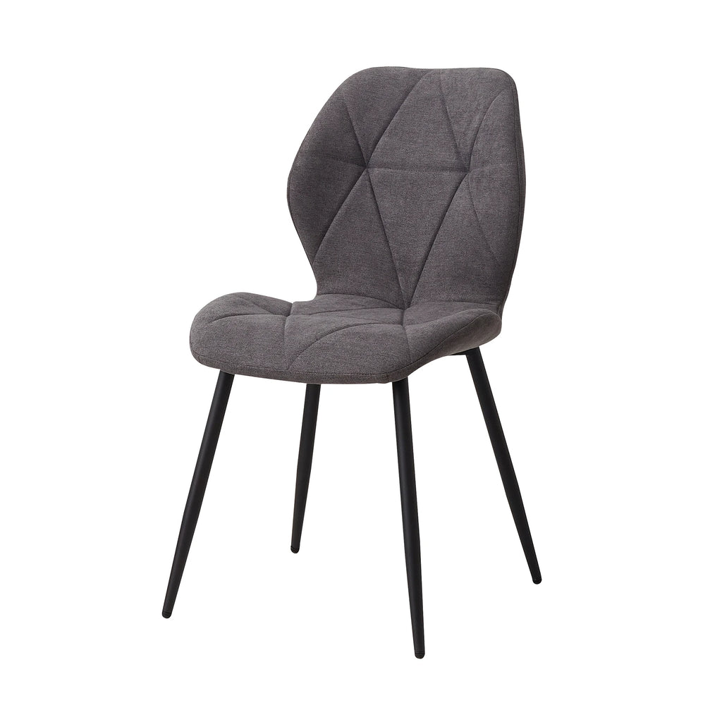 Juego de 2/4/6 sillas de comedor EGOONM, tapizadas en tela de lino acolchada, con patas de metal, ideales para balcón, restaurante o comedor.